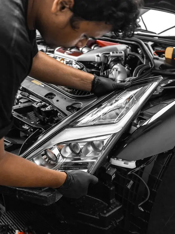 Proses bongkar pasang parts sebelum pemasangan PPF