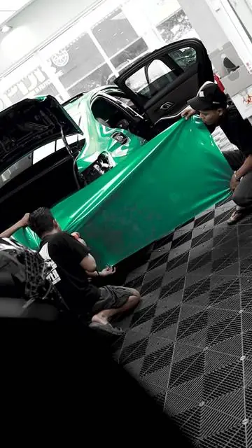 Color Wrap BMW 330i Spectech Isle of Man Green — Kitawrapin