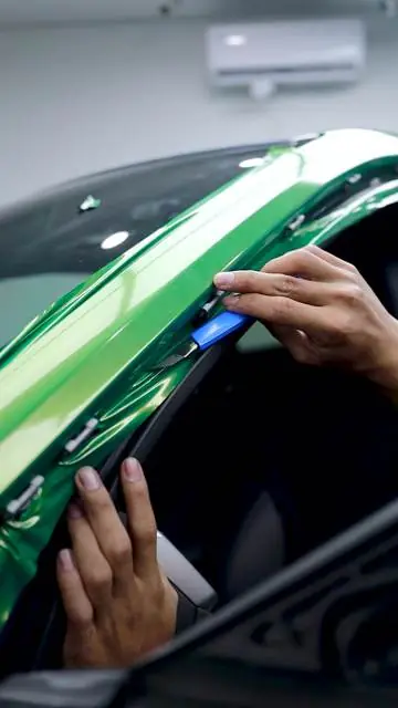 Color Wrap BMW 430i Spectech Rainbow Green — Kitawrapin