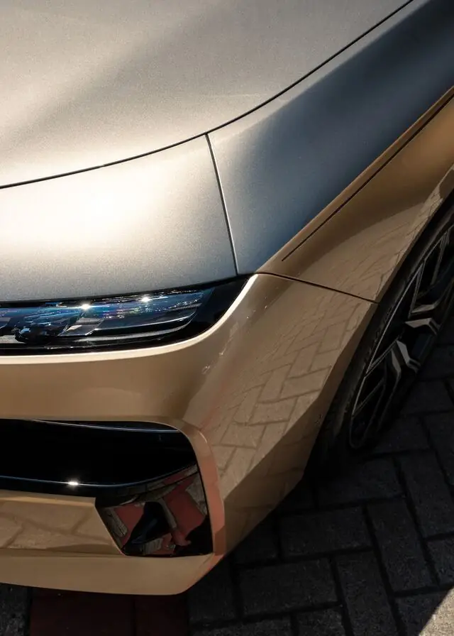 Color Wrap BMW 735i Oxide Grey BMW Milan Gold — Kitawrapin