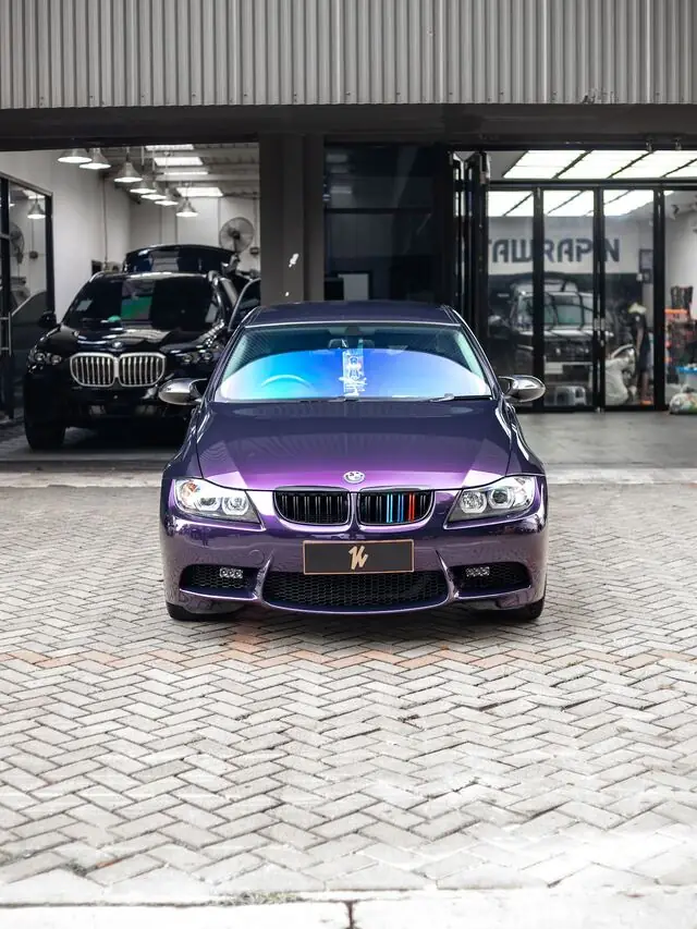 Color Wrap BMW E90 Teckwrap Black Cherry Ice — Kitawrapin