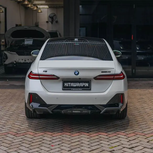 PPF Mobil BMW i5 warna Putih — Kitawrapin