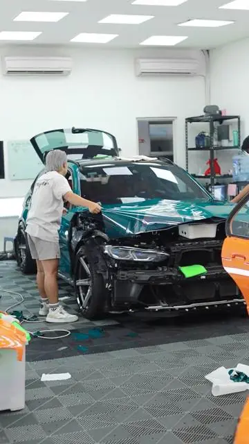Color Wrap BMW M3 G81 Spectech Audi Green Hell — Kitawrapin