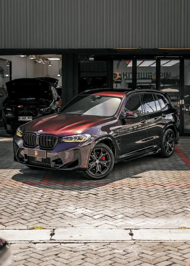 Color Wrap BMW X3 Spectech Gentian Purple — Kitawrapin