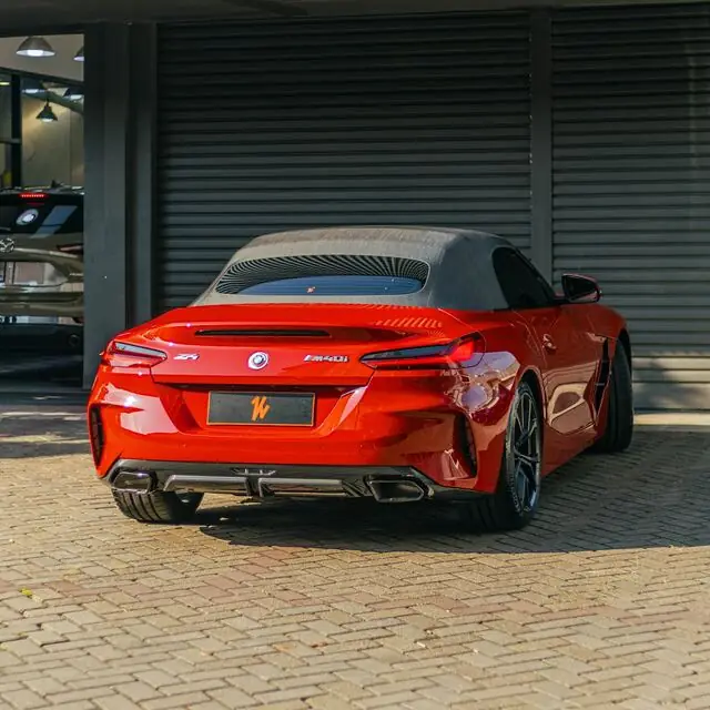 PPF Mobil BMW Z4 warna Merah — Kitawrapin