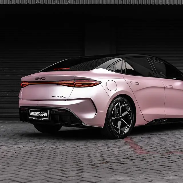 Color Wrap BYD Seal Spectech Pure Metal Cherry Pink — Kitawrapin