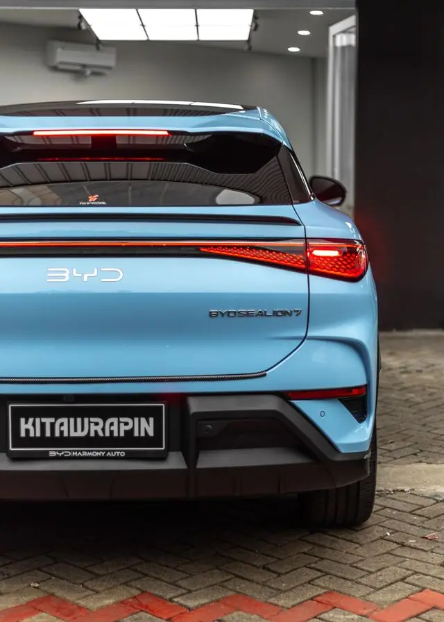 Color Wrap BYD Sealion Spectech Zandvoort Blue — Kitawrapin