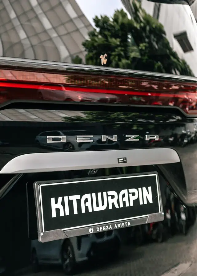 PPF Mobil Denza D9 warna Hitam — Kitawrapin