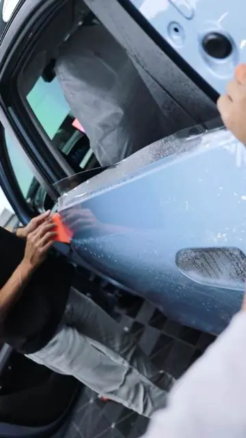 PPF Mobil Geely EX2 warna Biru — Kitawrapin