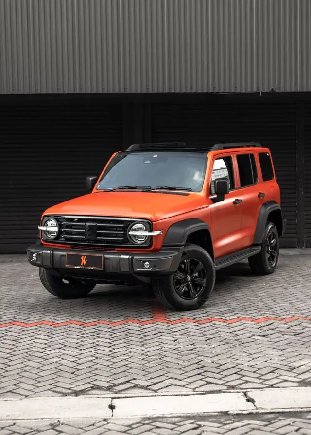 PPF Mobil GWM Tank 300 warna Oranye — Kitawrapin