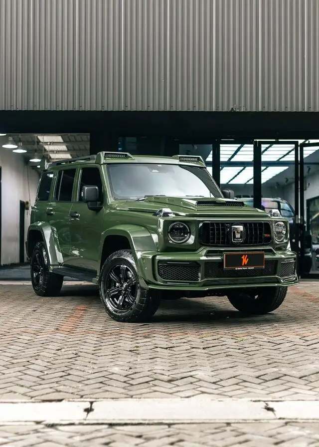 Color Wrap GWM Tank 300 Teckwrap Camouflage Green — Kitawrapin