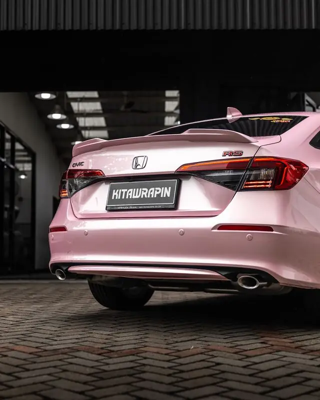 Color Wrap Honda Civic FE Teckwrap Pink Sakura — Kitawrapin