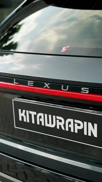 PPF Mobil Lexus RX450h+ warna Hitam — Kitawrapin