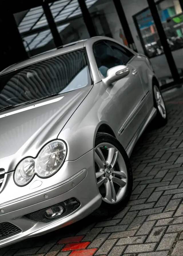 PPF Mobil Mercedes Benz CLK warna Silver — Kitawrapin