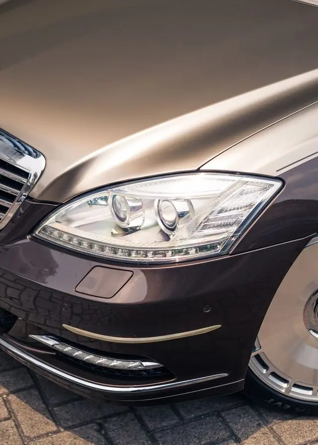 Color Wrap Mercedes Benz Fanchi Liquid Metal Champagne — Kitawrapin