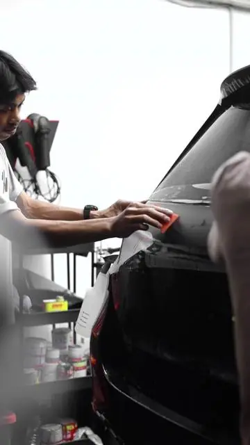 PPF Mobil Mercedes Benz GLE450 warna Hitam — Kitawrapin