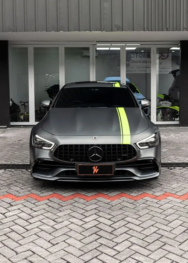 PPF Mobil Mercedes Benz GT53 warna Abu-abu — Kitawrapin