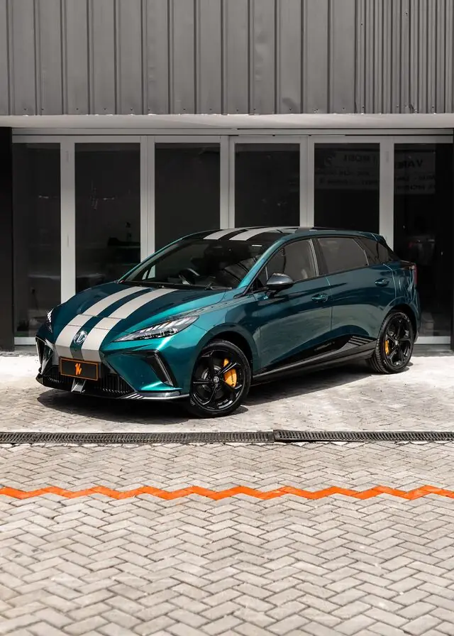Color Wrap MG 4 EV Teckwrap Azure Flame — Kitawrapin