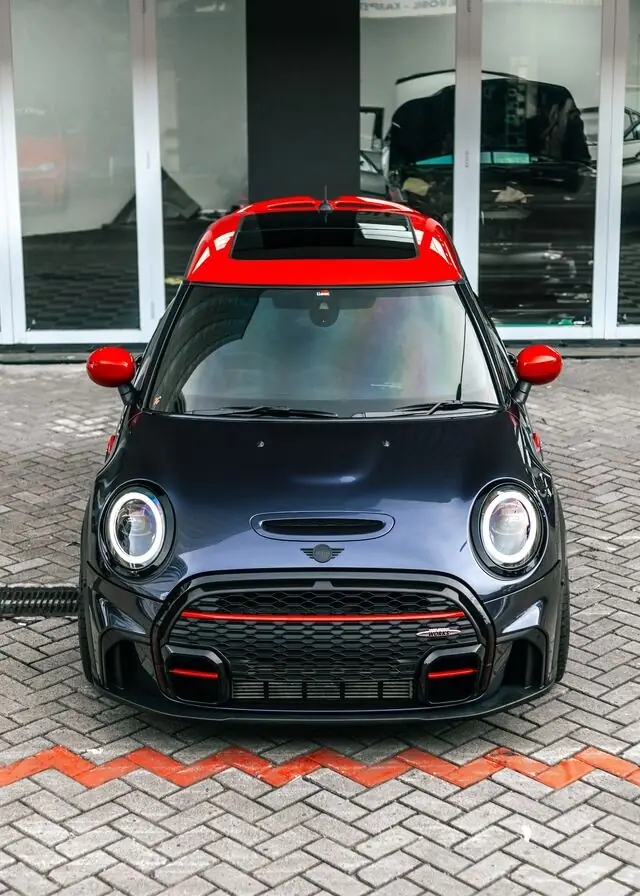 Color Wrap Mini Cooper S JCW Proteger Carbon Greyish Blue — Kitawrapin
