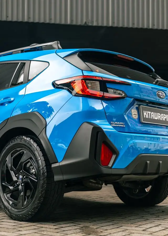 PPF Mobil Subaru Crosstrek warna Biru — Kitawrapin