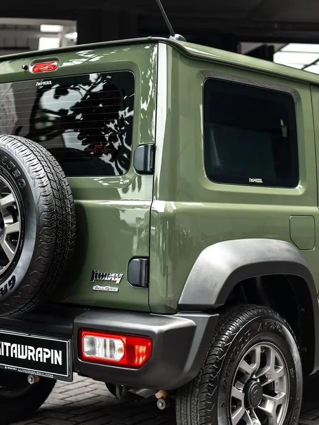 PPF Mobil Suzuki Jimny JB74 warna Hijau — Kitawrapin