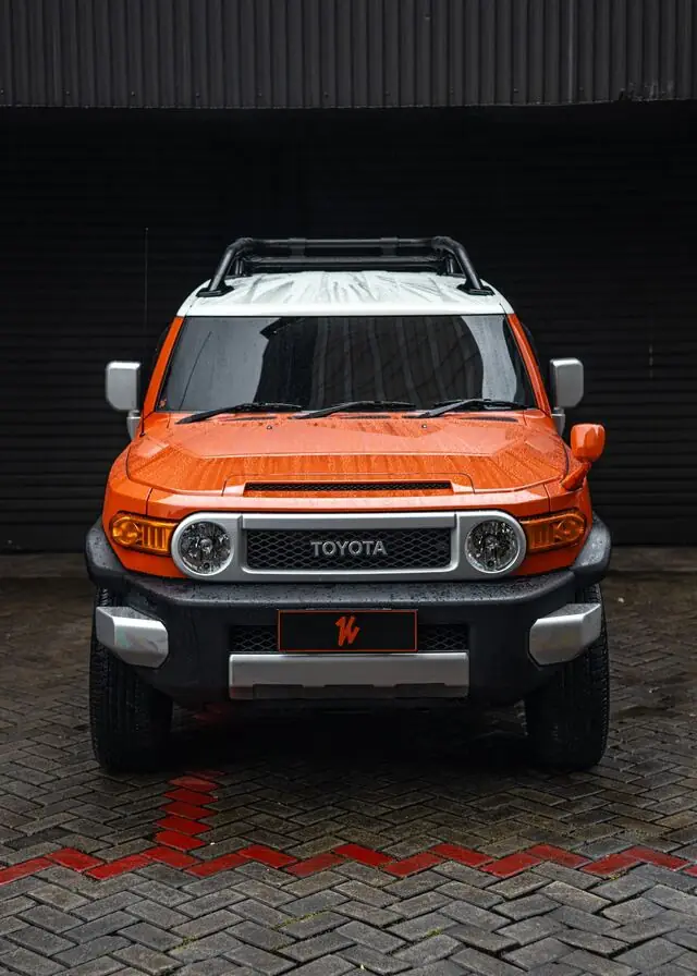 PPF Mobil Toyota FJCruiser warna Oranye — Kitawrapin