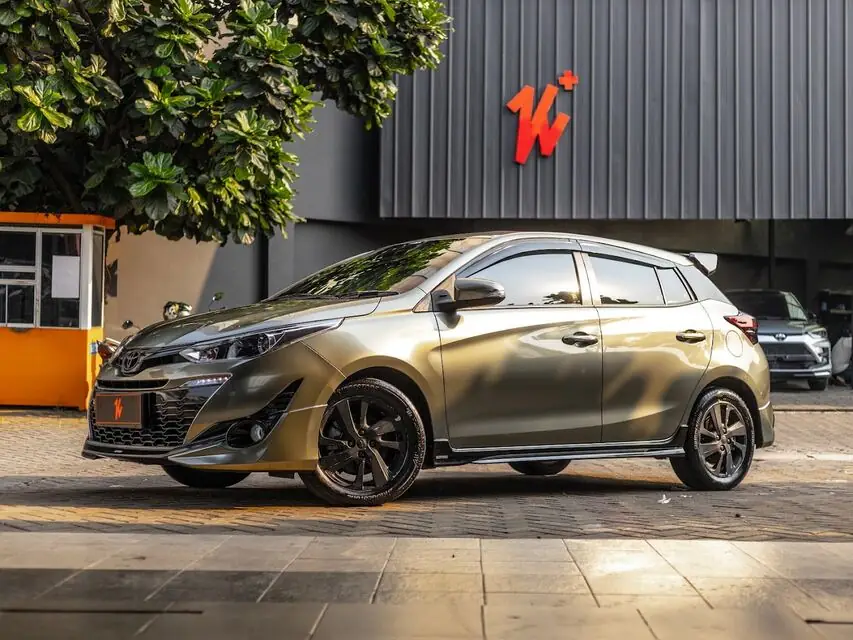 Color Wrap Toyota Yaris Spectech Aventurine Green — Kitawrapin